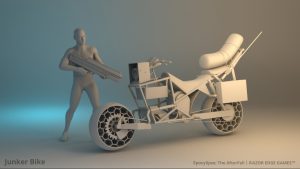 Razor Edge Games Epocylipse The AfterFall Junker Bike 3D model